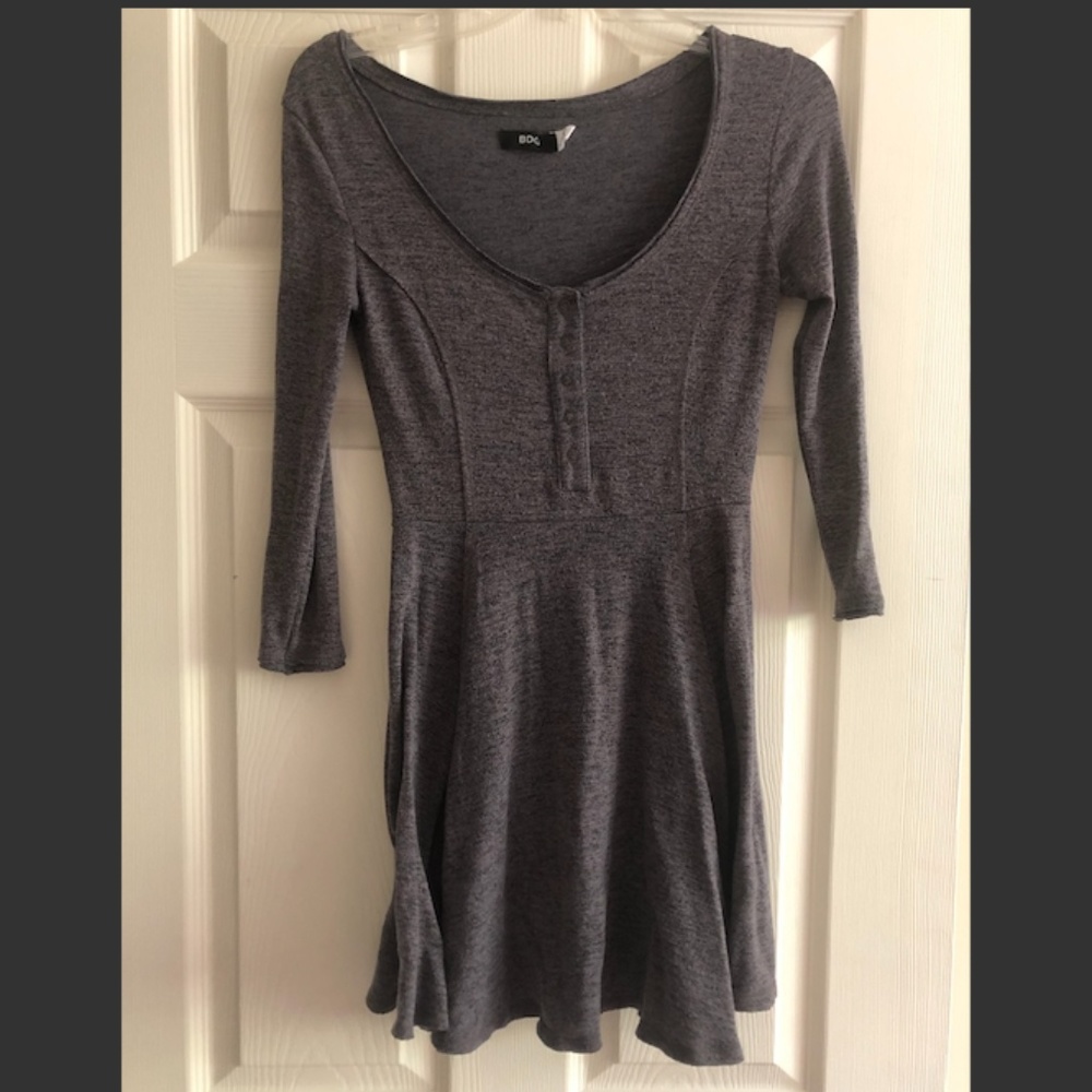 Long sleeve gray BDG dress